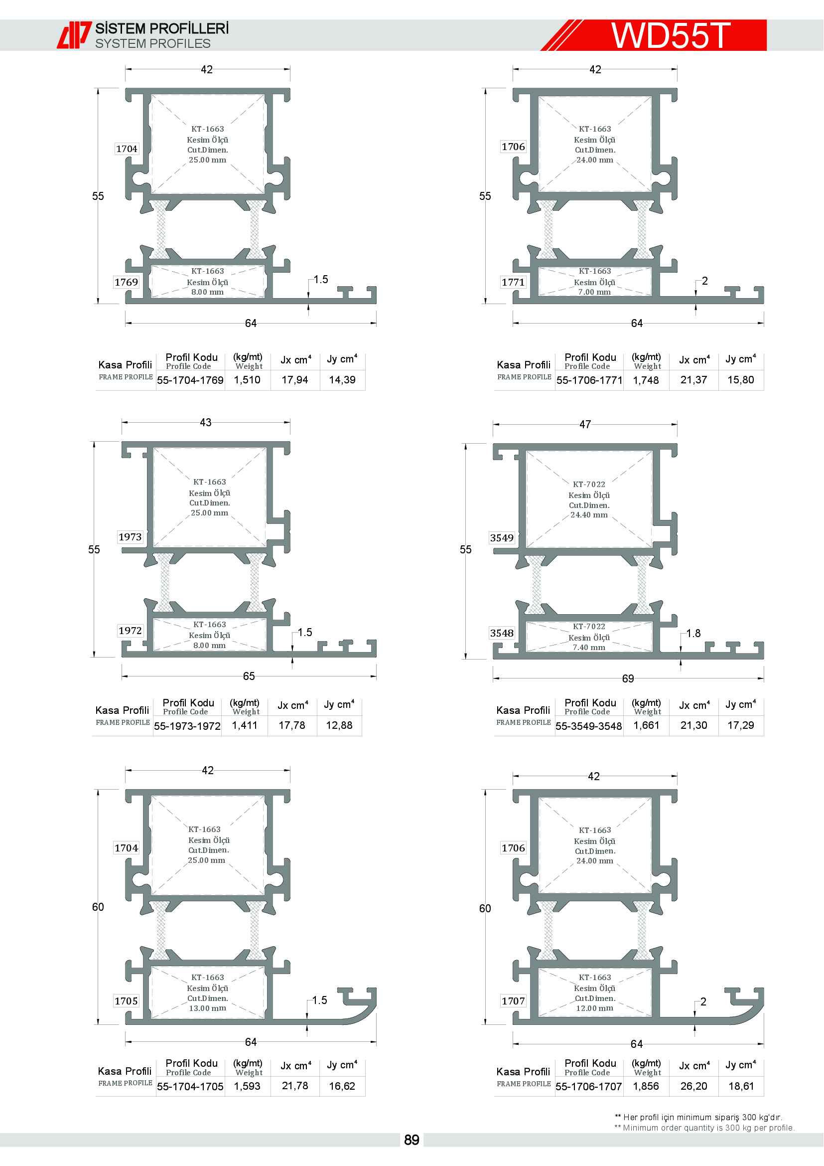 S 55 Yalıtımlı Alüminyum 16